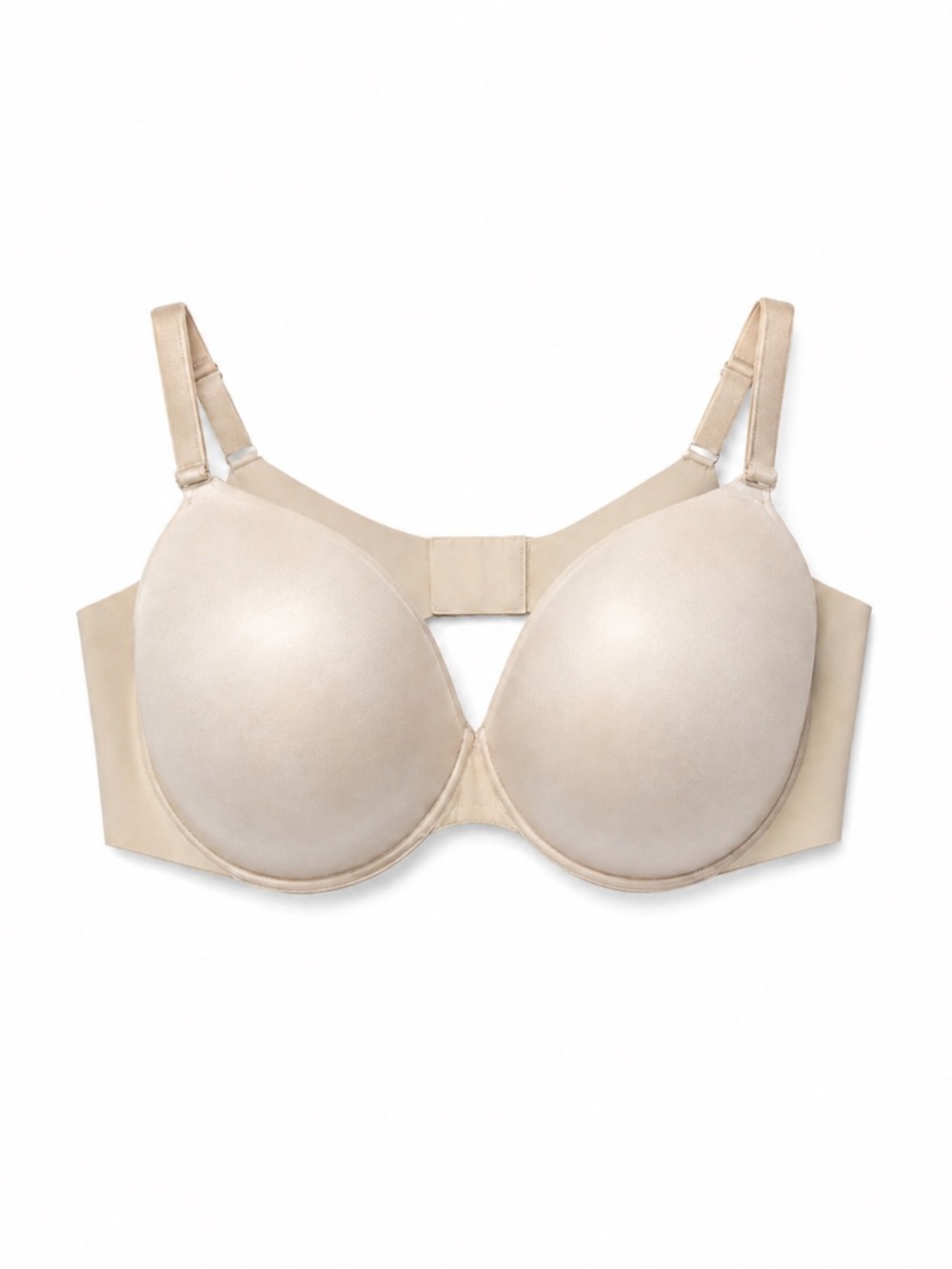 Soma Vanishing Back Full Coverage Bra 40D Nude Beige Smoothing T-Shirt Bra